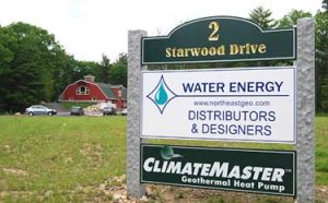 Image of the water energy sign.
